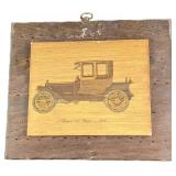 Vintage Wooden Packard 48 Coupe 1913 Wood Sign