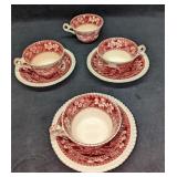 Vintage Spode Tower Cups & Saucers