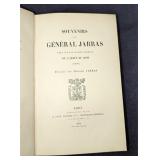 1892 Souvenirs Du General Jarras Hardcover Book