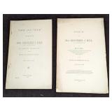 2 Antique Ebenezer J. Hill Speech Booklets