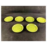 Set of (6) Green Espresso Coasters