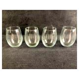 Set of (4) White Wine Tumblers