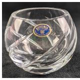 Bohemia Czech Republic Crystal Tea Light Bowl