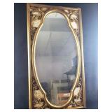 Gold Framed Ornate Mirror