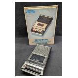 Vintage Bigston Cassette Tape Recorder KD-110 With