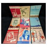 9 Vintage Classic Music Sheet Music All Aboard For