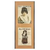 Framed Antique Sheet Music Covers