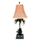 Vintage Palm Tree Monkey Lamp