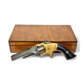 Antique Smith & Wesson Revolver in Case