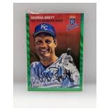 2022 George Brett Topps Ch Plat Green Wave Ref /99