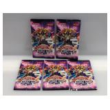 (5) Yugioh Korean Labyrinth Of Nightmare Packs