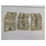 Lot of 100 $1 Silver Certificates