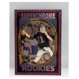 1993 Wild Card Super Chrome RC Drew Bledsoe #34