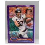 /250 2024 Topps Chrome Ed McCaffrey Purple Speckle