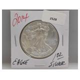 2014 1oz .999 Silver Eagle $1