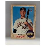 2017 Topps Heritage Matt Olson RC #681