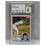 1983 Topps #498 Wade Boggs Rookie CSG 9