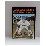 1971 Topps #10 Claude Osteen Dodgers HOF