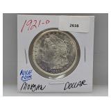 1921-D 90% Silver Morgan $1 Dollar