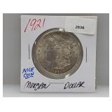 1921 90% Silver Morgan $1 Dollar