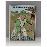 1967 Topps Jim Hunter HOF K.C. Athletics/Yankees