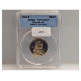 ANACS 2000-S PR70 DCAM Sac $1