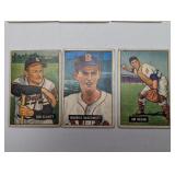 1951 Bowman baseball (3 Different wJim Hegan)