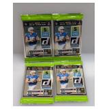 (4) 2023 Donruss NFL Yellow Parallel Per Pack  Avg