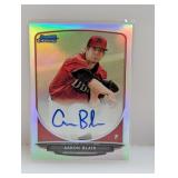 Aaron Blair 2013 Bowman Chrome Refractor Autograph