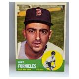 1963 Topps Baseball #28 Mike Fornieles "Red Sox"