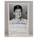 1954-55 Postcards Tom Poholsky Auto Team Issued