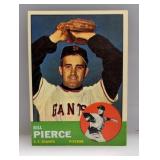 1963 Topps Baseball #50 Bill Pierce "Giants"