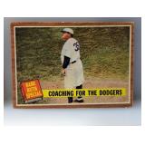 1962 Topps Babe Ruth Coaching for the Dodgers #142