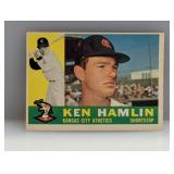 1960 Topps #542 Ken Hamlin HN K.C. Athletics