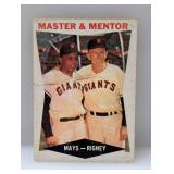 1960 Topps Master & Mentor Mays Rigney #7 Surface