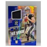 2023 NFL Optic Jake Haener Blue Pulsar Patch RC