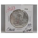 2023 1oz .999 Silver Eagle $1 Dollar