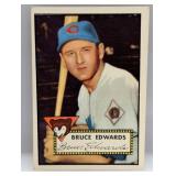 1952 Topps Baseball #224 Bruce Edwards Cubs