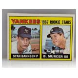 1967 Topps Bahnsen/Murcer 93 ROOKIE CARD