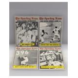 1970 Topps 4 DIFFERENT HI GRADE 1969 WS CARDS