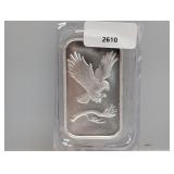 1oz .999 Silv Eagle Art Bar