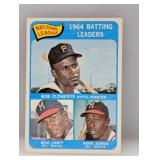 1965 Topps 1964 LDRS 2 ROBERTO CLEMENTE,AARON,ETC