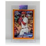 2024 Topps Ch 35th Ann Orange Ref /25 Bryce Harper