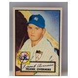 1952 Topps Baseball #155 Frank Overmire Yankees