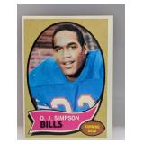 1970 Topps Football #90 O.J. Simpson (RC) HOF