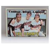 1967 Topps 1 Frank & Brooks Robinson-clean