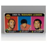 1970-71 Topps #5 Rebound Leaders Lew Alcindor HOF