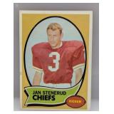 1970 Topps Football #25 Jan Stenerud Chiefs HOF