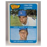 1965 Topps 1964 N.L. ERA LEADERS 8 KOUFAX,DRYSDALE