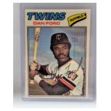 1977 Topps Cloth Stickers Dan Ford # 16